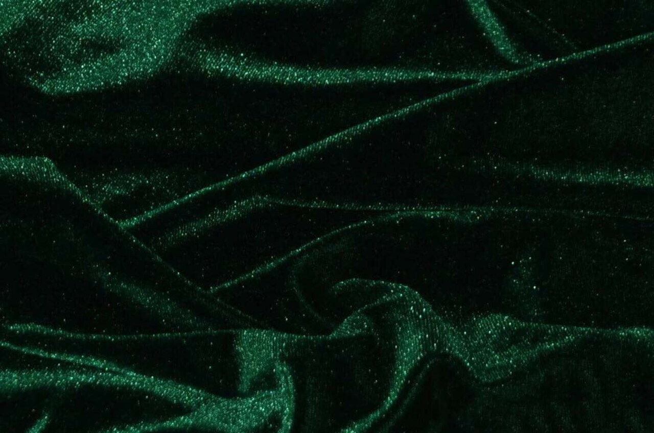 1 Yard Stretch Velvet Smooth Soft Polyester Spandex 350gsm Fabrics